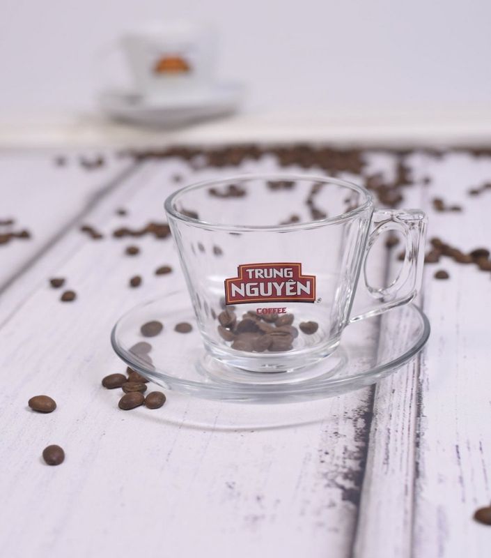 Trung Nguyen Glas Kopp